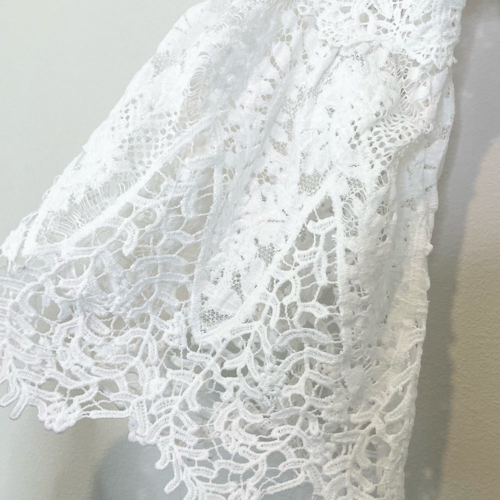 Antica Sartoria Positano lace V neck Italian countryside dress - Italy import - Picture 8 of 16